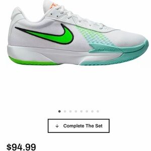 Nike GT Academy Women’s White and Green Basketball Shoes